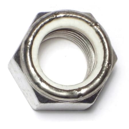 Midwest Fastener Nylon Insert Lock Nut, 7/8"-9, 18-8 Stainless Steel, Not Graded, 3 PK 74887